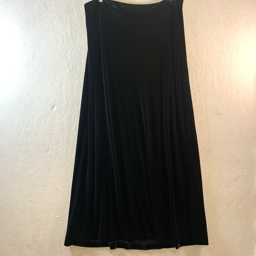 Alex Evenings Black Maxi Skirt